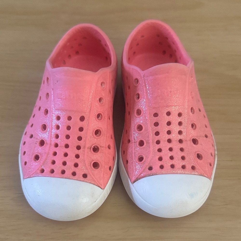Native Kids Pink Slip-On Shoes